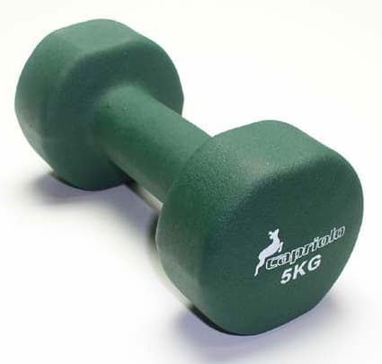 Jednoručni PVC teg - bućica 5KG