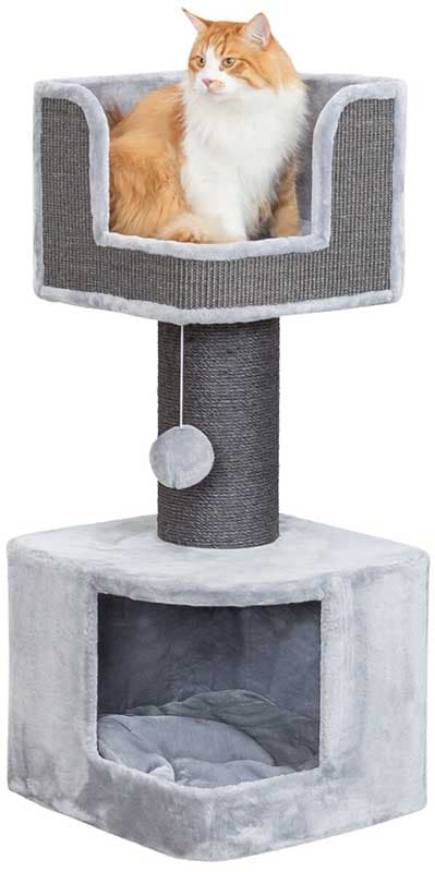 Grebalica sa kućicom i krevetom za mačke 112cm Ava II XXL Trixie 48120