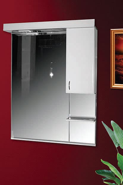 Polica Za Kupatilo Sa Ogledalom i Svetlom K 850 G