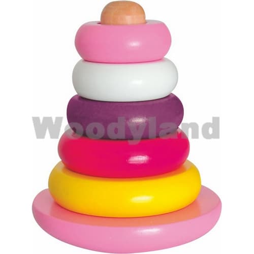 WoodyLand Drvena ružičasta mini Dindolina 91306