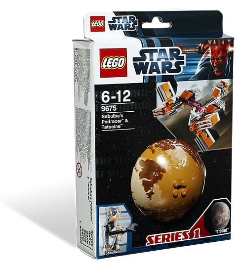 LEGO® STAR WARS™ Sebulba Podracer & Tatooine LE9675