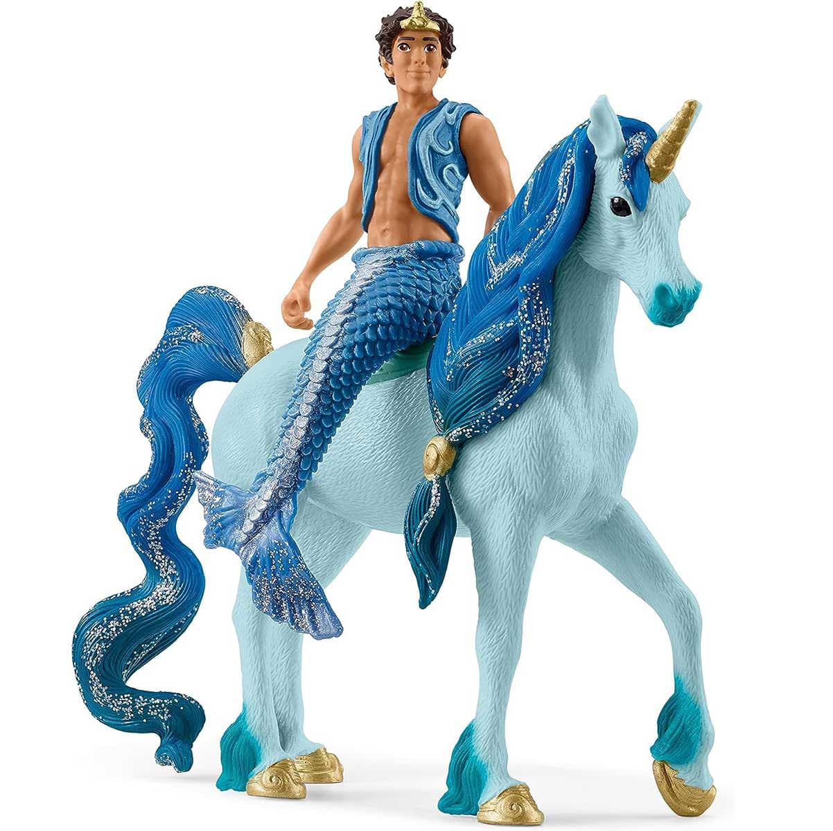 Schleich® BAYALA® Figure Siren-čovek Aryon i jednorog 70718
