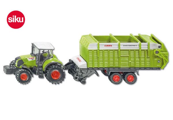 Siku Traktor Claas sa prikolicom za seno 1846