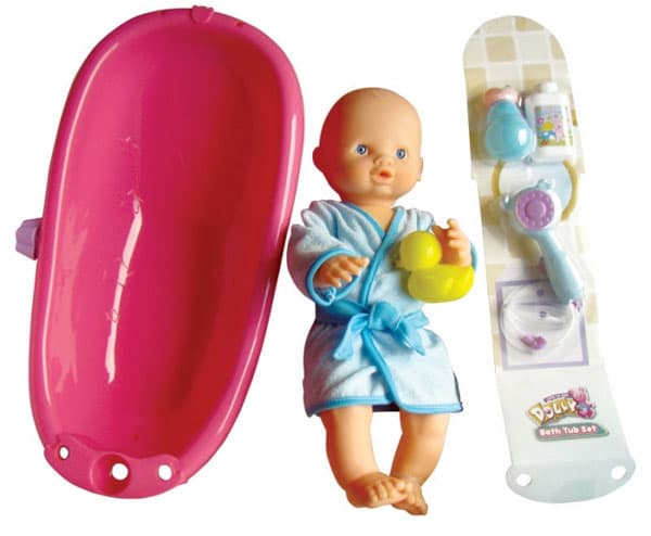 Content Toys Lutka 38cm sa setom za kupanje 6240234