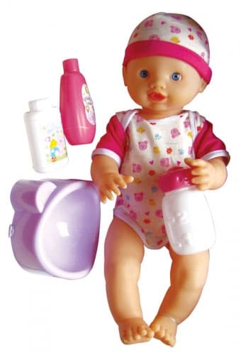 Content Toys Lutka 38cm sa nošom i flašicom 6240235