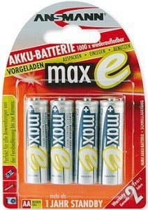 Ansmann MaxE Punjive Baterije 4AA HR6 2100mAh 5035052