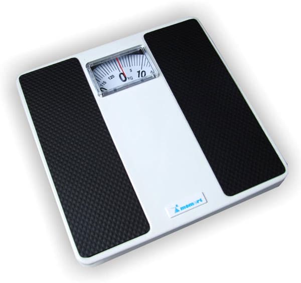 Momert analogna telesna vaga siva 7710