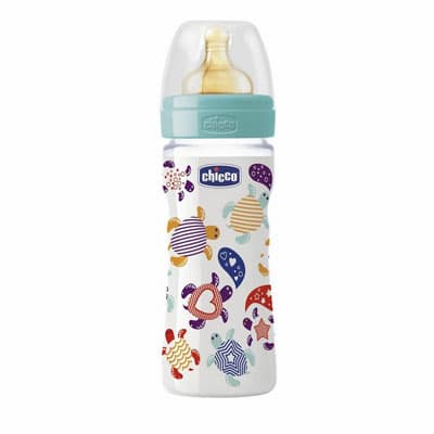 Chicco plastična flašica sa kaučuk cuclom Well-Being 250ml  0m+  70705