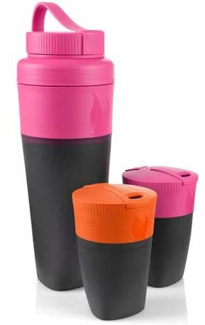 Sklopivi set za piće Light My Fire Pack-up-Drink Kit fuchsia-orange NL4LM 50699640.FUOR