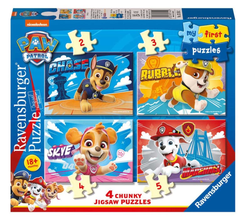 Ravensburger Moje prve puzle Patrolne šape 4u1 03154
