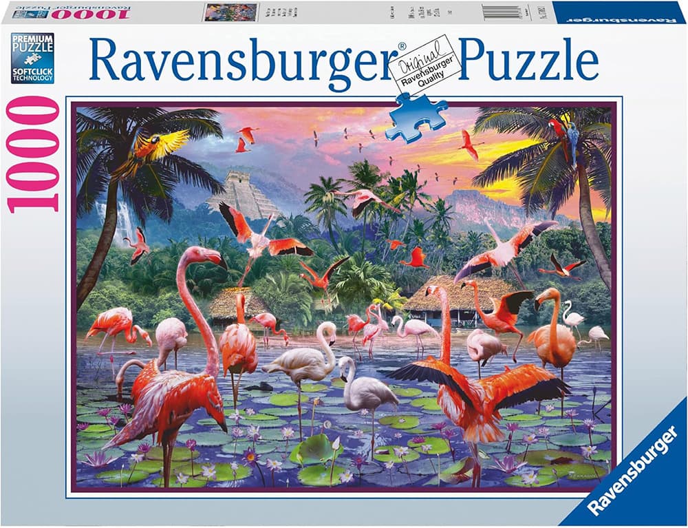 Ravensburger Puzzle slagalica Ružičasti flamingosi 1000 komada 17082