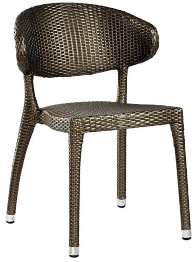 Stolica Od PP Ratana Prag Sidechair Pearl Black