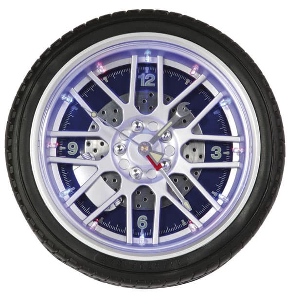Zidni sat točak sa svetlom 25cm