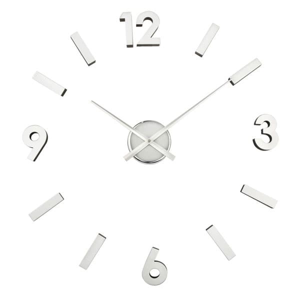 Zidni sat Wallie sa adhezivnim brojevima