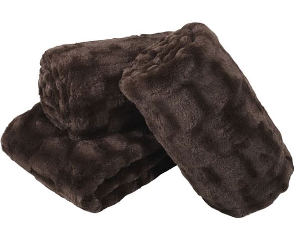 Ćebe GENA veštačko krzno 130x170cm braon