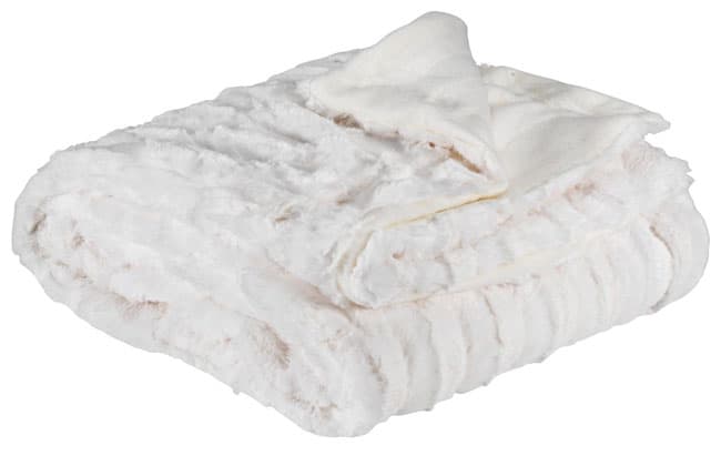 Ćebe GENA veštačko krzno 130x170cm bela