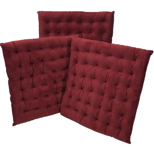 Jastuk za stolice ANDREA 43x43x5 bordo 4 komada