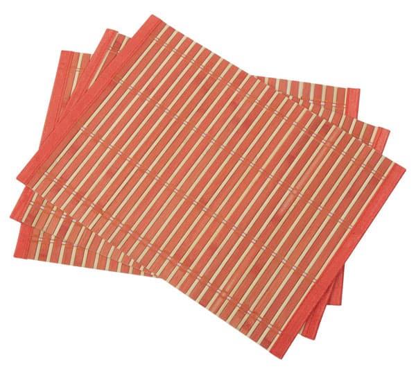 Stoni podmetači Gunna 33x45cm terakota 4 komada