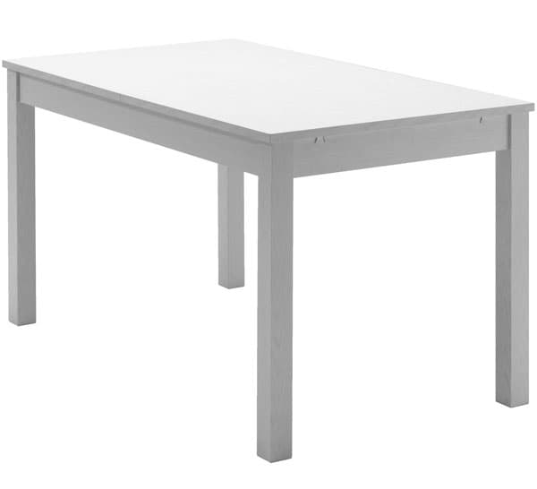 Trpezarijski sto TUCSON sa dodatnim krilom bela