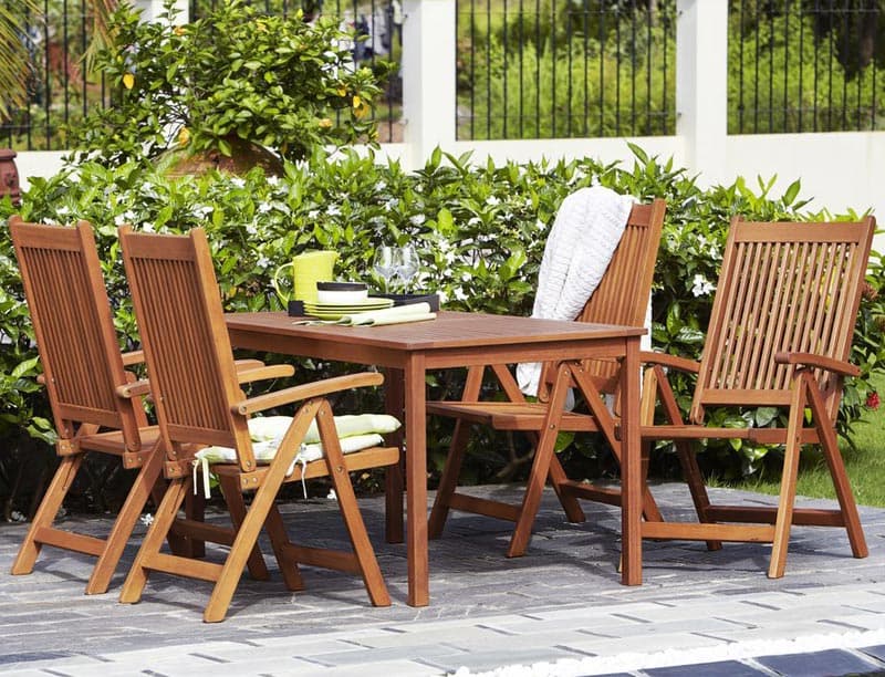 Baštenska Garnitura Od Tvrdog Drveta - Indiana