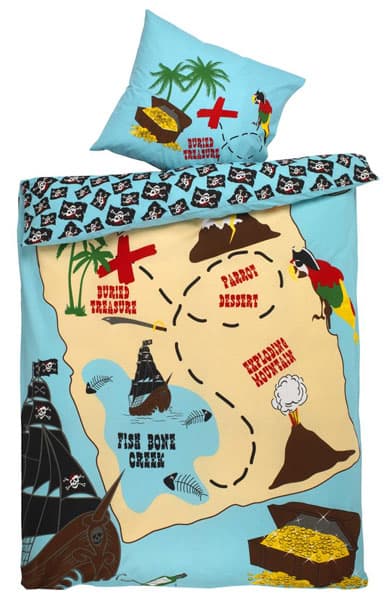 Posteljina Pirate Treasure 140x200 Tween Dept.
