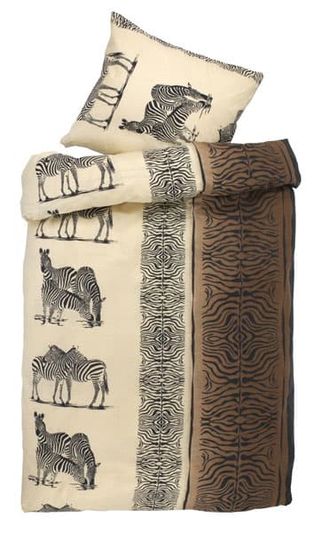 Posteljina Zebra 140x200 braon