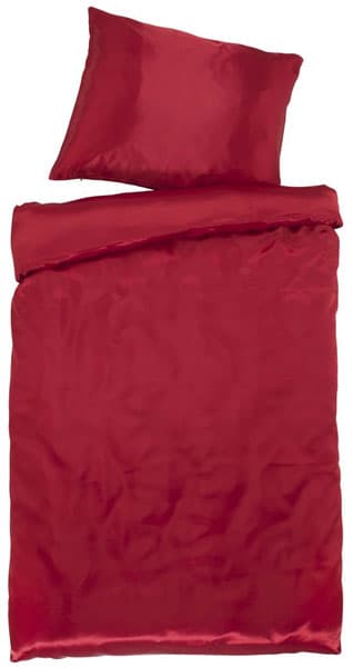 Satenska posteljina Youth 140x200 crvena