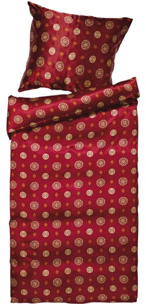 Satenska posteljina Lee 140x200 crvena