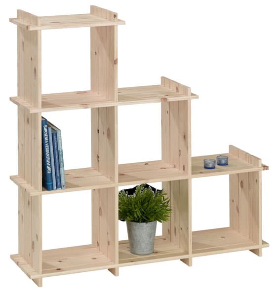 Sobna pregrada - polica Medio sa 6 polica, bor