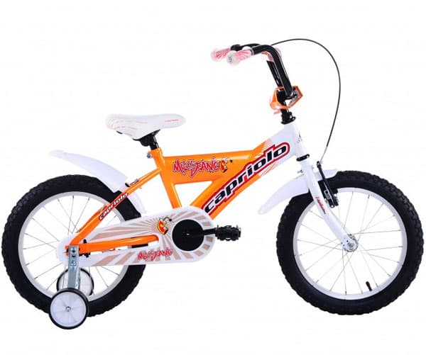 Bicikl BMX 16HT MUSTANG belo-oranž 912105-16