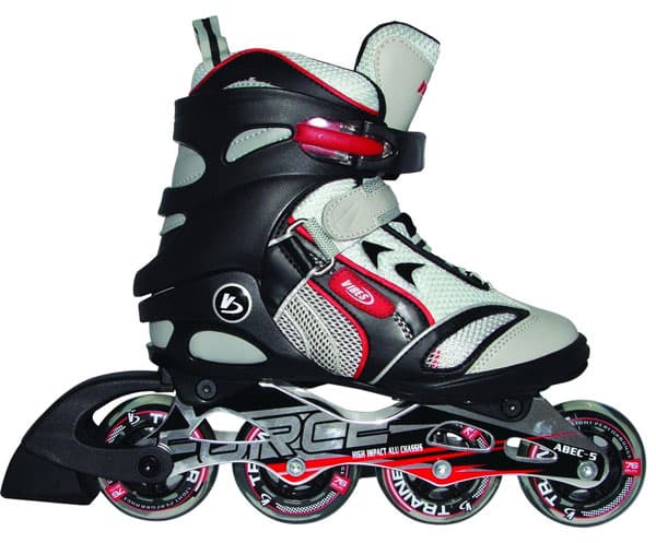 Roleri, veličina 37, crvena, platno S100567