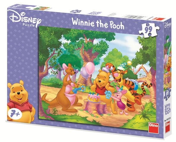 Dino puzzle 99 kom, Winnie the Pooh - rođendan 123931