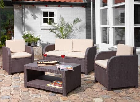 Garnitura William PE Ratan 2 Fotelje, Sto, Sofa