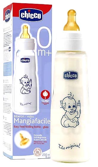 Chicco staklena flašica 250ml, 0m+ -  71161.05