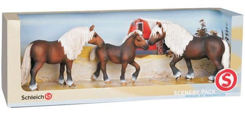 Schleich Domaće životinje - Švarcvaldski konji - Set 41230