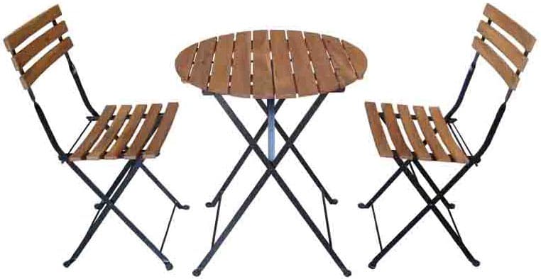 Balkonska Sklopiva Garnitura Metal / Drvo - Monika