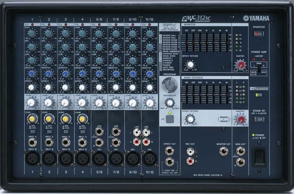 Yamaha EMX312SC powered mixer 17243
