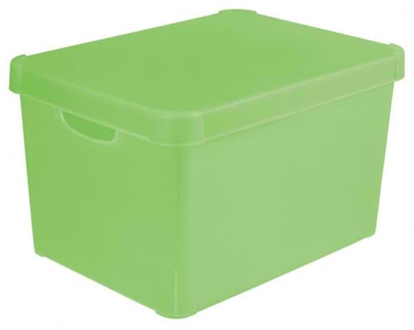 Curver kutija za odlaganje 25l transparentna zelena CU 04711-512