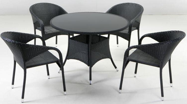 Garnitura Za Dvorište i Terasu Cadaqués 4 Stolice i Sto