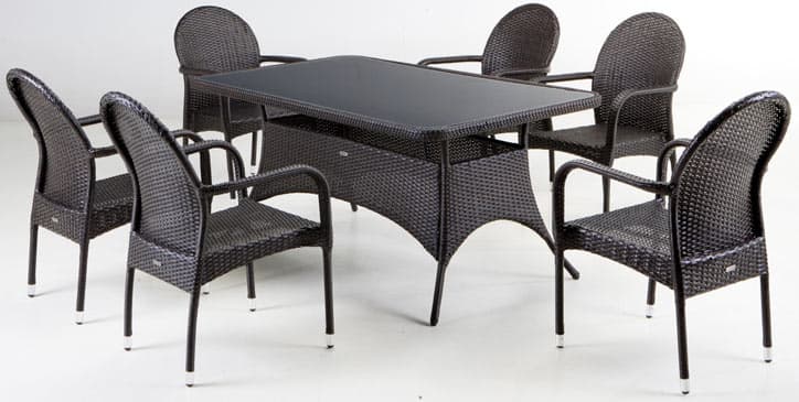 Nameštaj Za Dvorište 6 Stolica i Sto Dover