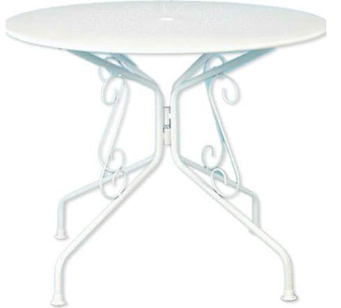 Beli metalni sto Falcon T022X03606605 0191449