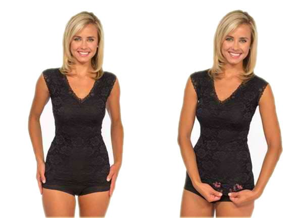 Slim N Lift Caresse crni XXXL