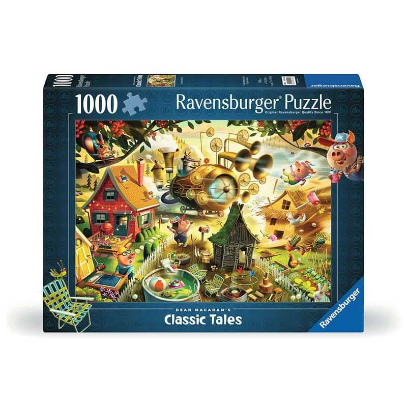 Puzzle 1000 delova Tri praseta Dean MacAdam Ravensburger 12001004