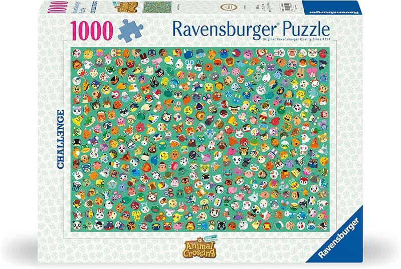 Puzzle 1000 delova Izazov Animal Crossing Ravensburger 12000629