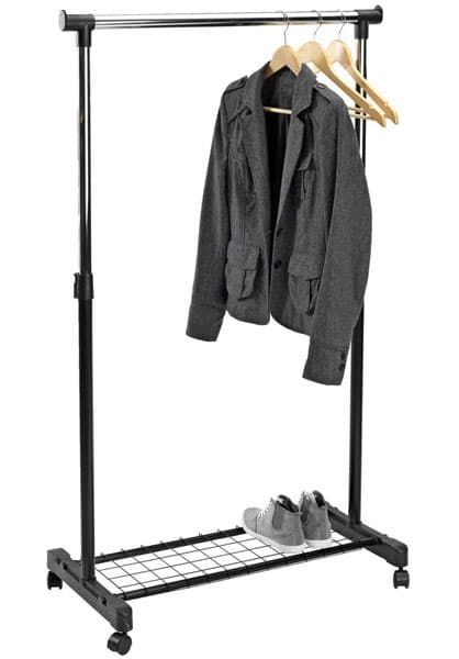 Stalak za odeću sa policom za obuću Spider