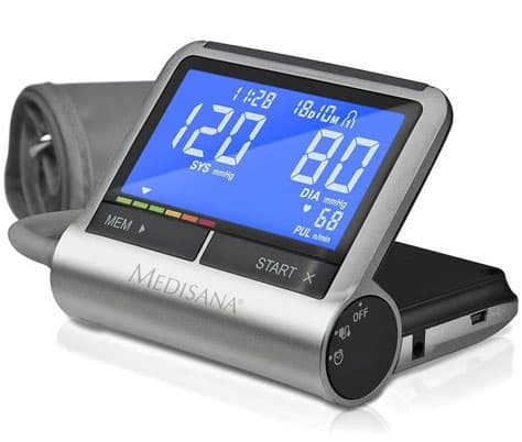 Medisana 2u1 - Merač krvnog pritiska za nadlakticu i budilnik Cardio Compact