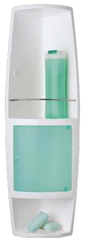 Ugaona polica za kupatilo 3 police 1 vrata S04 24S0424