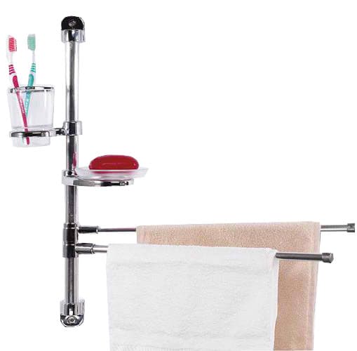 Polica - nosač peškira, sapuna i čaše 24N144