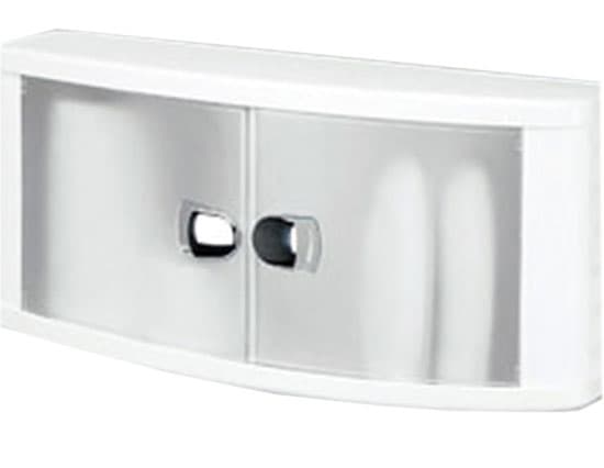 Zidna polica - ormarić za kupatilo B10 providna vrata 24B1016