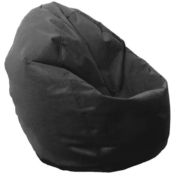 Manja lazy bag fotelja crna